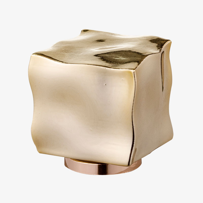 Tutup Parfum Zinc Alloy Square